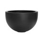 Pottery Pots Natural Bowl bolvormige plantenbak zwart